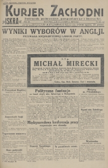 Kurjer Zachodni Iskra : dziennik polityczny, gospodarczy i literacki. R.20, 1929, nr 148
