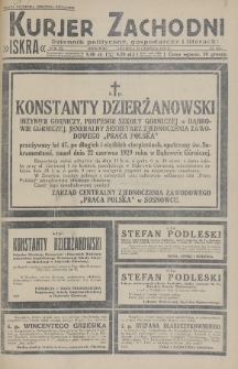 Kurjer Zachodni Iskra : dziennik polityczny, gospodarczy i literacki. R.20, 1929, nr 169