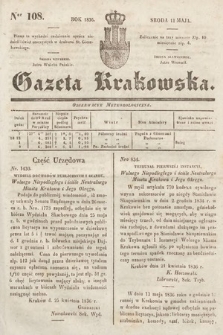 Gazeta Krakowska. 1836, nr 108