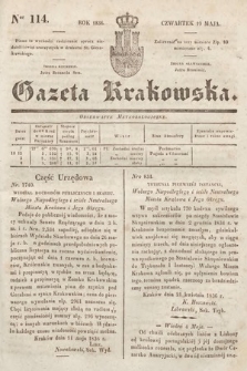 Gazeta Krakowska. 1836, nr 114