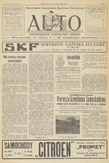 Auto : ilustrowane czasopismo sportowo-techniczne : automobilizm - lotnictwo - sporty. R.2, 1923, № 18