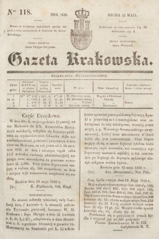Gazeta Krakowska. 1836, nr 118
