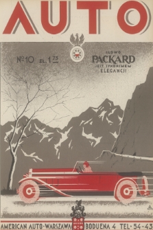 Auto : organ Automobilklubu Polski oraz klubów afiljowanych = organe officiel de l'Automobilklub Polski et des clubs afiliés. R.9, 1930, nr 10