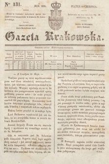 Gazeta Krakowska. 1836, nr 131