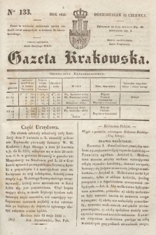 Gazeta Krakowska. 1836, nr 133
