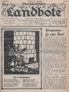 Oberschlesischer Landbote. 1933, nr 2