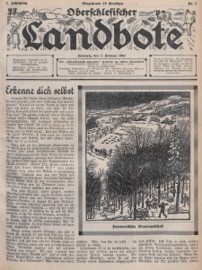 Oberschlesischer Landbote. 1933, nr 5