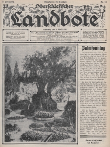 Oberschlesischer Landbote. 1933, nr 14