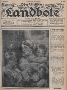Oberschlesischer Landbote. 1933, nr 19