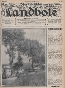 Oberschlesischer Landbote. 1933, nr 20