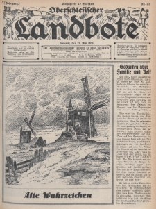 Oberschlesischer Landbote. 1933, nr 21