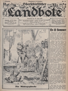 Oberschlesischer Landbote. 1933, nr 25