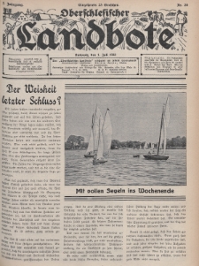 Oberschlesischer Landbote. 1933, nr 26