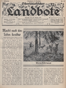 Oberschlesischer Landbote. 1933, nr 43