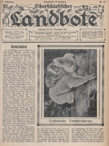 Oberschlesischer Landbote. 1933, nr 47