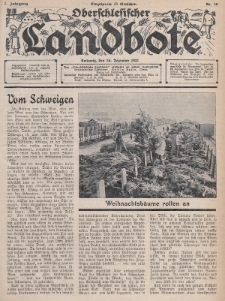 Oberschlesischer Landbote. 1933, nr 50