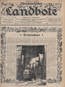 Oberschlesischer Landbote. 1933, nr 51
