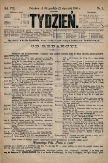 Tydzień. 1880, nr 2