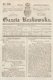Gazeta Krakowska. 1836, nr 142