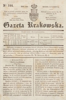 Gazeta Krakowska. 1836, nr 144