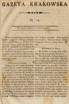 Gazeta Krakowska. 1808, nr 14