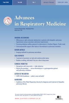 Advances in Respiratory Medicine. Vol. 88, 2020, no. 1