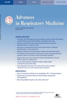 Advances in Respiratory Medicine. Vol. 88, 2020, no. 5