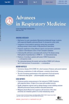 Advances in Respiratory Medicine. Vol. 89, 2021, no. 2