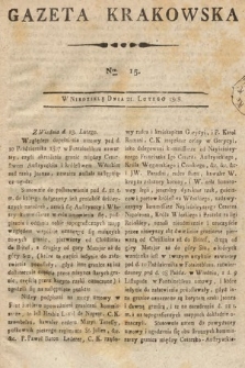 Gazeta Krakowska. 1808, nr 15