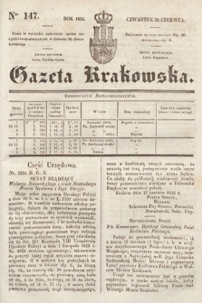 Gazeta Krakowska. 1836, nr 147