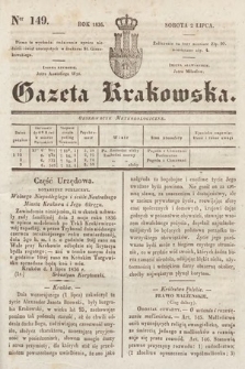 Gazeta Krakowska. 1836, nr 149