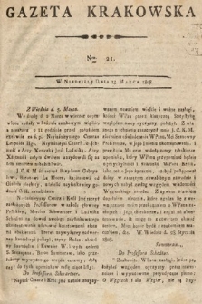 Gazeta Krakowska. 1808, nr 21