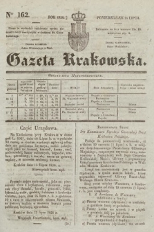 Gazeta Krakowska. 1836, nr 162