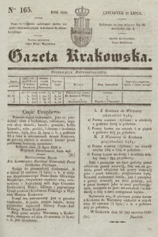 Gazeta Krakowska. 1836, nr 165