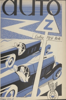 Auto : organ Automobilklubu Polski oraz klubów afiliowanych = organe officiel de l'Automobilklub Polski et des clubs affiliés. [R.10], 1931, nr 2