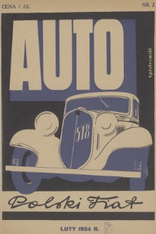 Auto : organ Automobilklubu Polski oraz klubów afiliowanych = organe officiel de l'Automobilklub Polski et des clubs affiliés. [R.13], 1934, nr 2