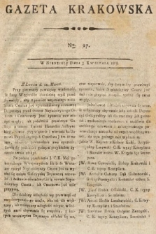 Gazeta Krakowska. 1808, nr 27