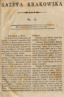 Gazeta Krakowska. 1808, nr 28
