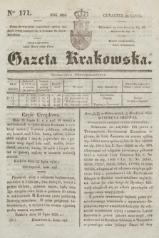 Gazeta Krakowska. 1836, nr 171
