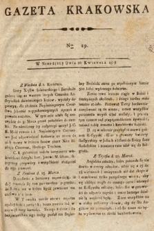 Gazeta Krakowska. 1808, nr 29