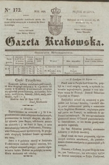 Gazeta Krakowska. 1836, nr 172