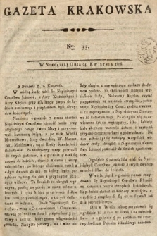 Gazeta Krakowska. 1808, nr 33