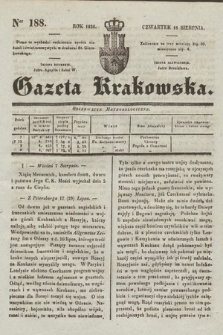 Gazeta Krakowska. 1836, nr 188