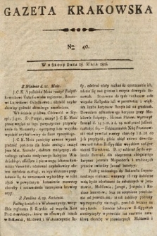 Gazeta Krakowska. 1808, nr 40