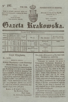 Gazeta Krakowska. 1836, nr 197