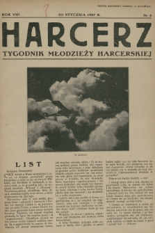 Harcerz : tygodnik młodzieży harcerskiej. R.8, 1927, nr 5