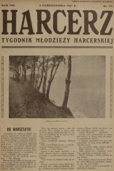 Harcerz : tygodnik młodzieży harcerskiej. R.8, 1927, nr 29