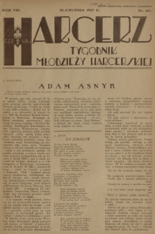 Harcerz : tygodnik młodzieży harcerskiej. R.8, 1927, nr 40