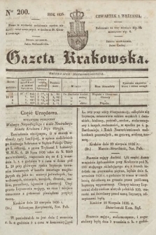 Gazeta Krakowska. 1836, nr 200