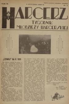 Harcerz : tygodnik młodzieży harcerskiej. R.9, 1928, nr 2